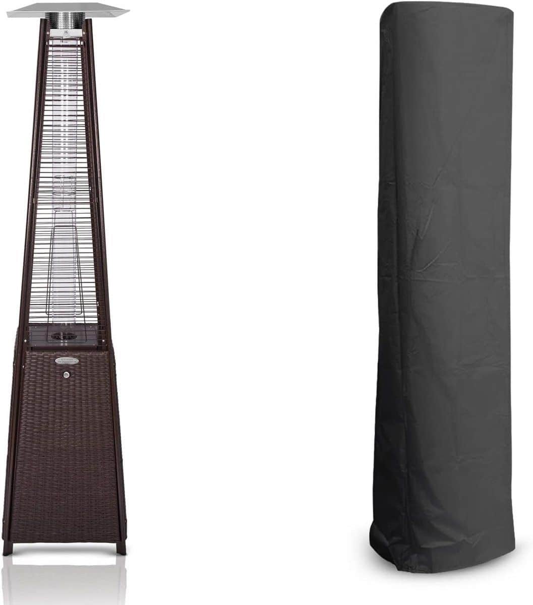piramidevormige outdoor gaskachel voor tuin en terras draagbaar met
