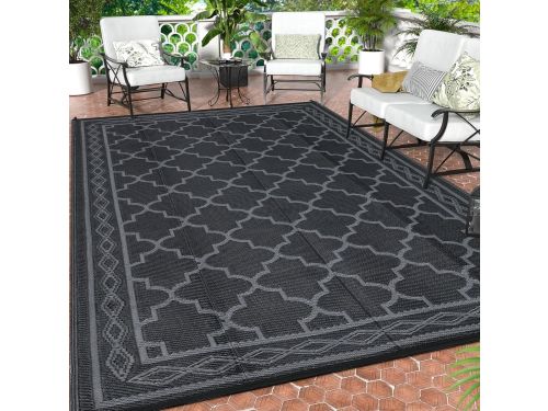 Plastic Outdoor Rug - Patio Mat RV Carpet - Camping