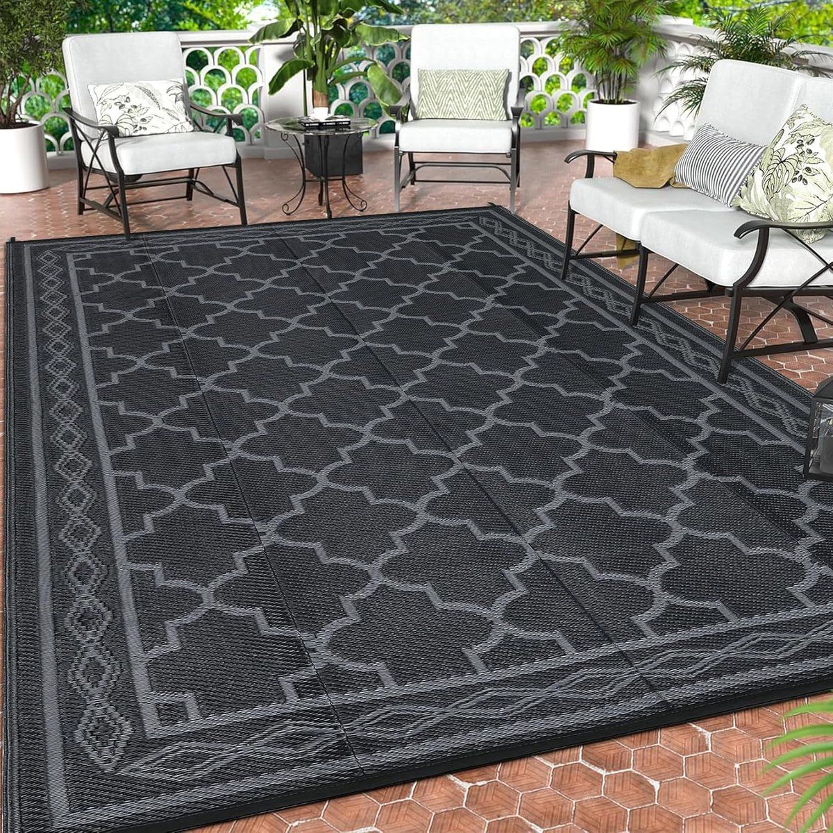 plastic outdoor rug patio mat rv carpet camping