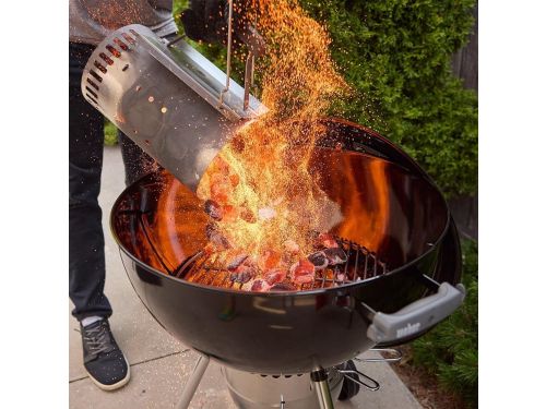 Premium Kettle Houtskool Barbecue Grill 57 cm met Dekselthermometer