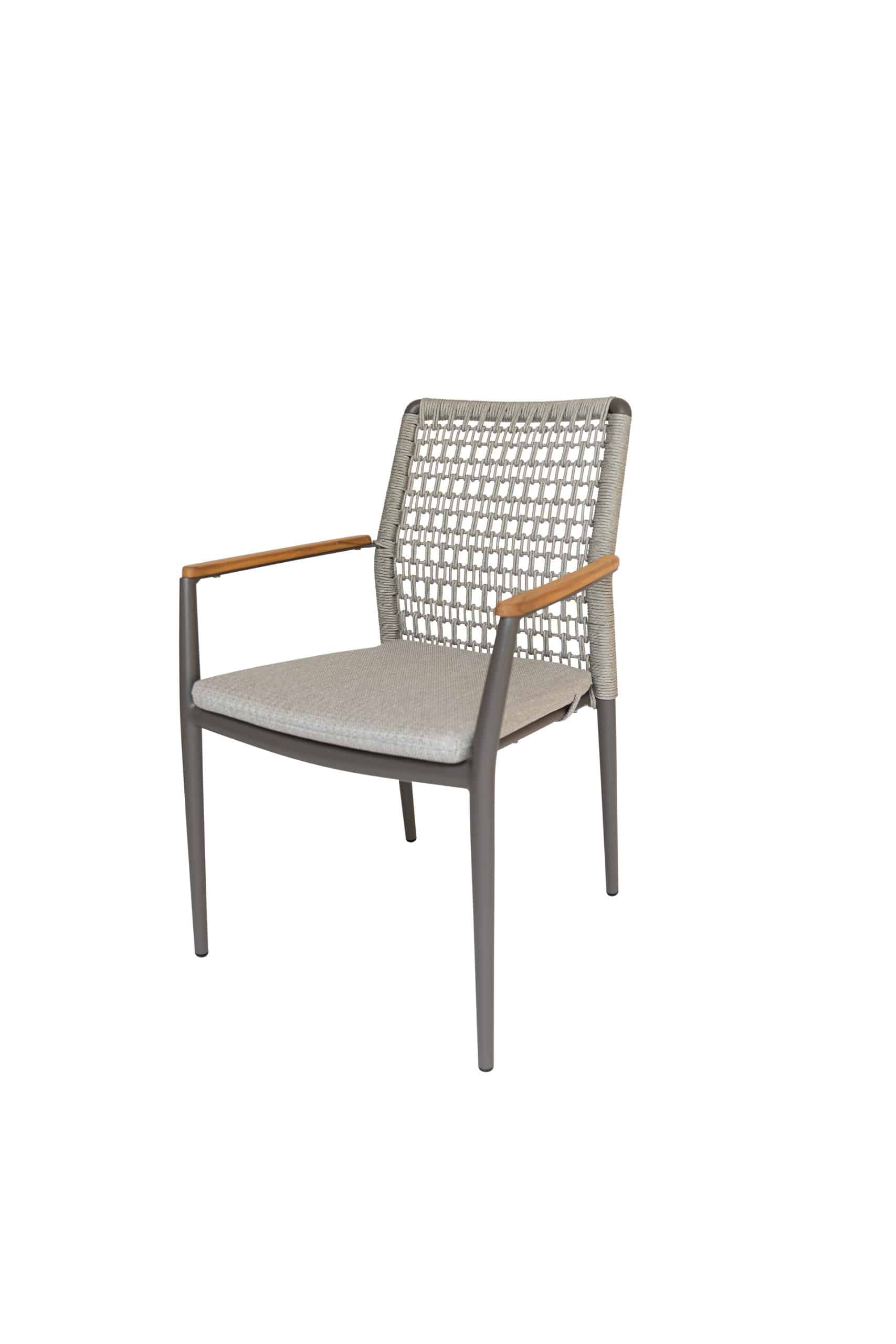 qioos indra stapelbare tuinstoel earth frame rope