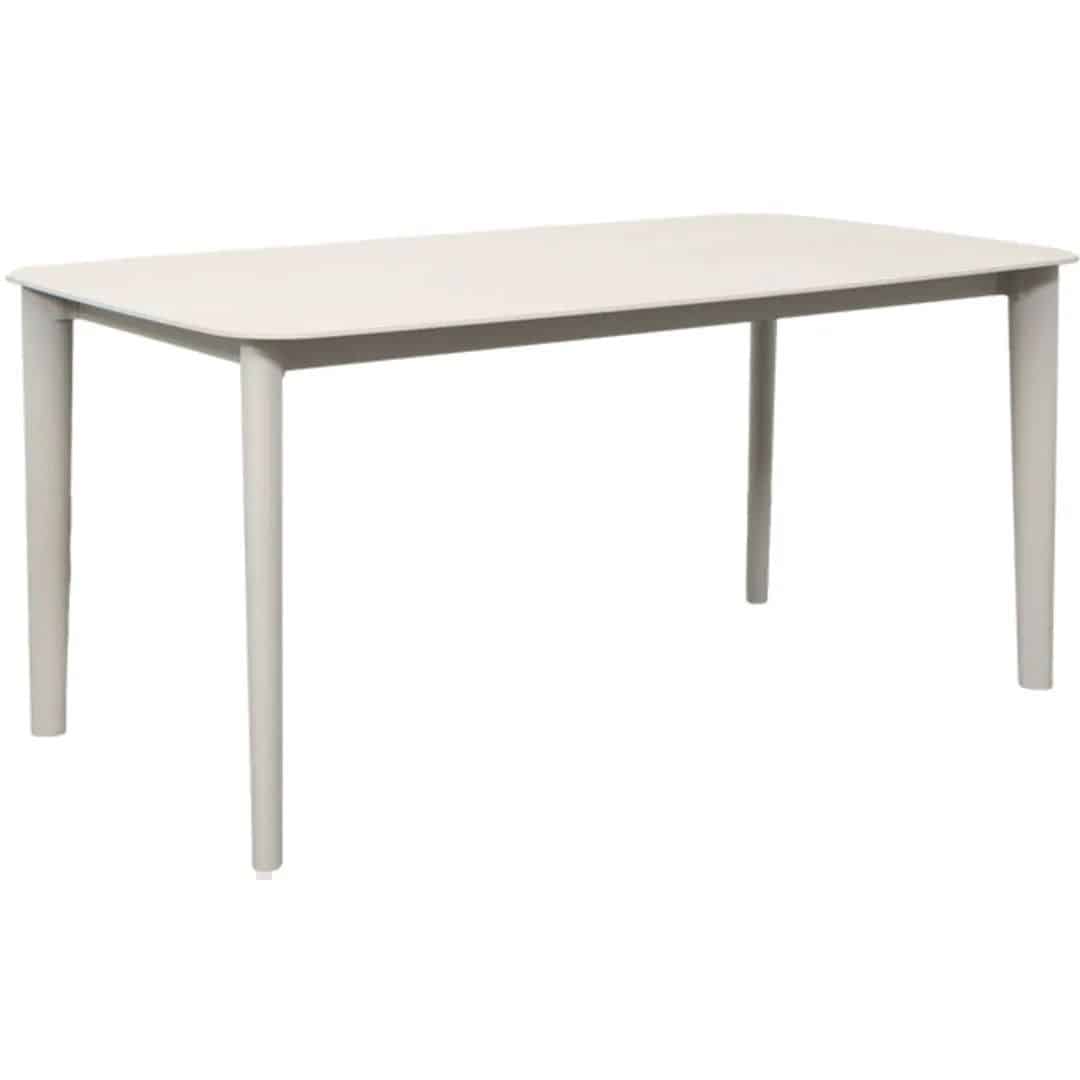 qopps helia tuintafel 160×90 cm latte light