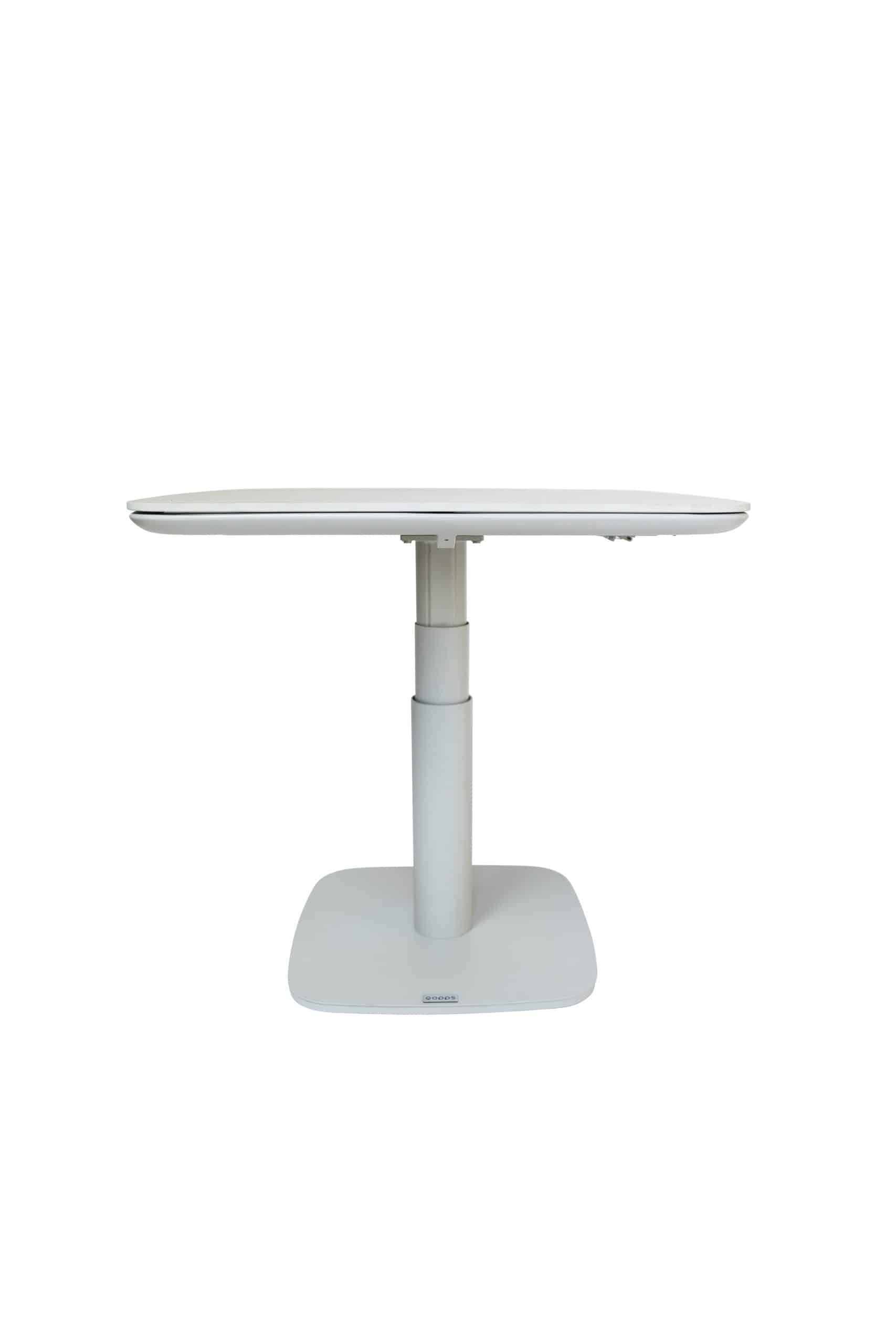 qopps janoa in hoogte verstelbare tuintafel 80×80 latte light