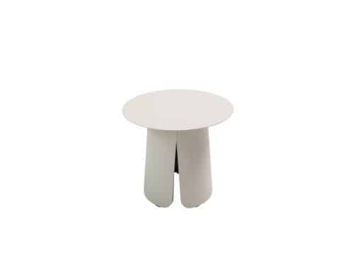 Qopps Okios koffie tafel 45 cm rond en 39 cm hoog latte light mat
