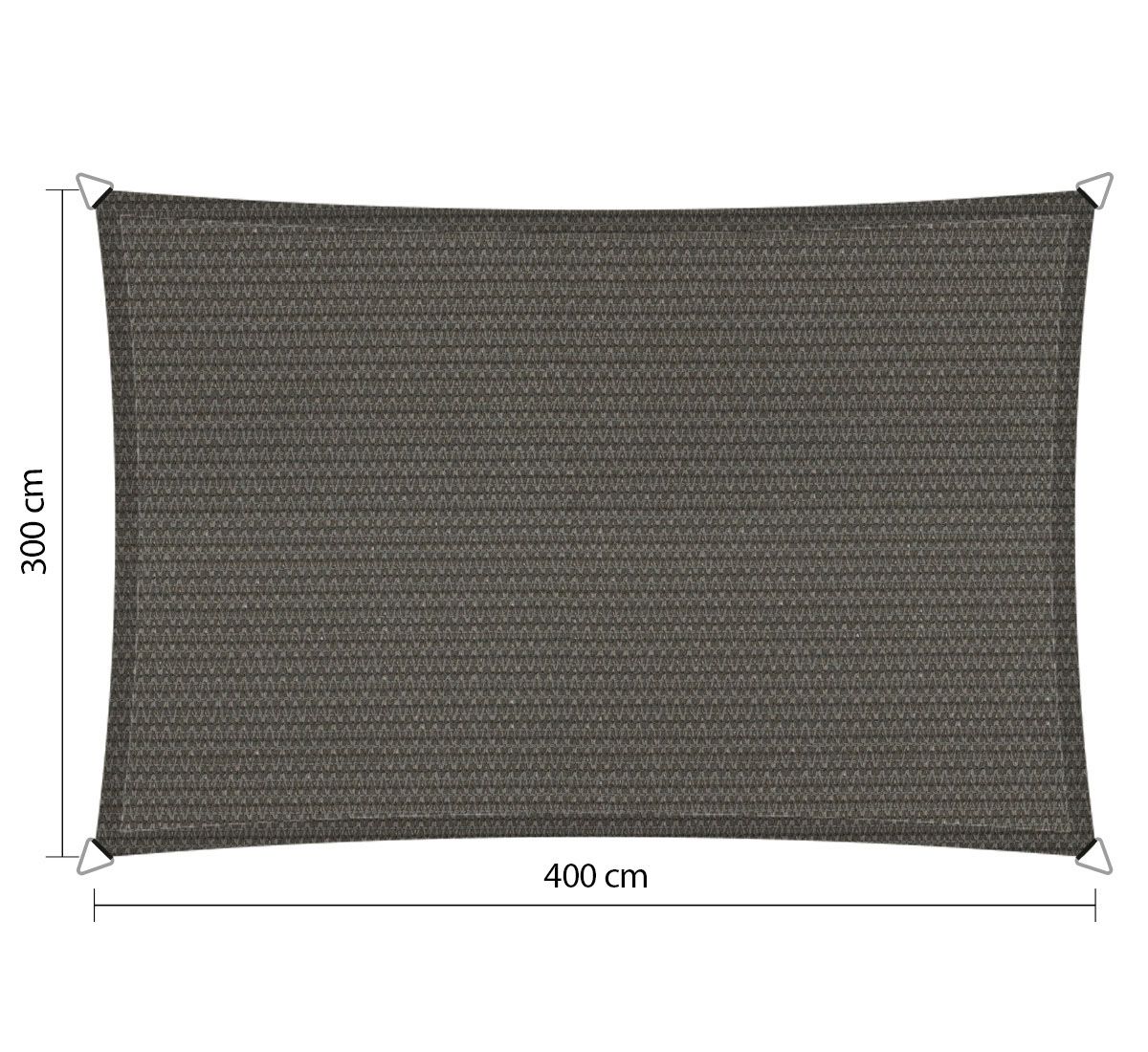 rechthoek schaduwdoek 3,00×4,00 m cool grey shadow comfort shadow comfort