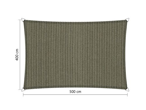 Rechthoek schaduwdoek 4,00x5,00 m Desert Storm/Tender Taupe Shadow Comfort - Shadow comfort
