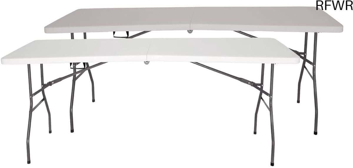 rfwr® draagbare klaptafels 180 cm set van 2 voor