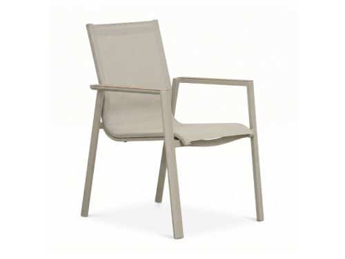 Rhodos dining tuinstoel | aluminium | beige