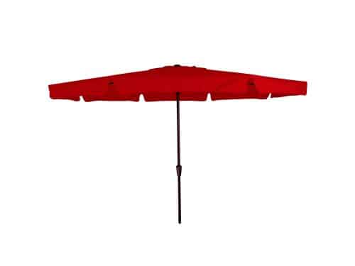 Rhodos stokparasol Ø350cm | rood