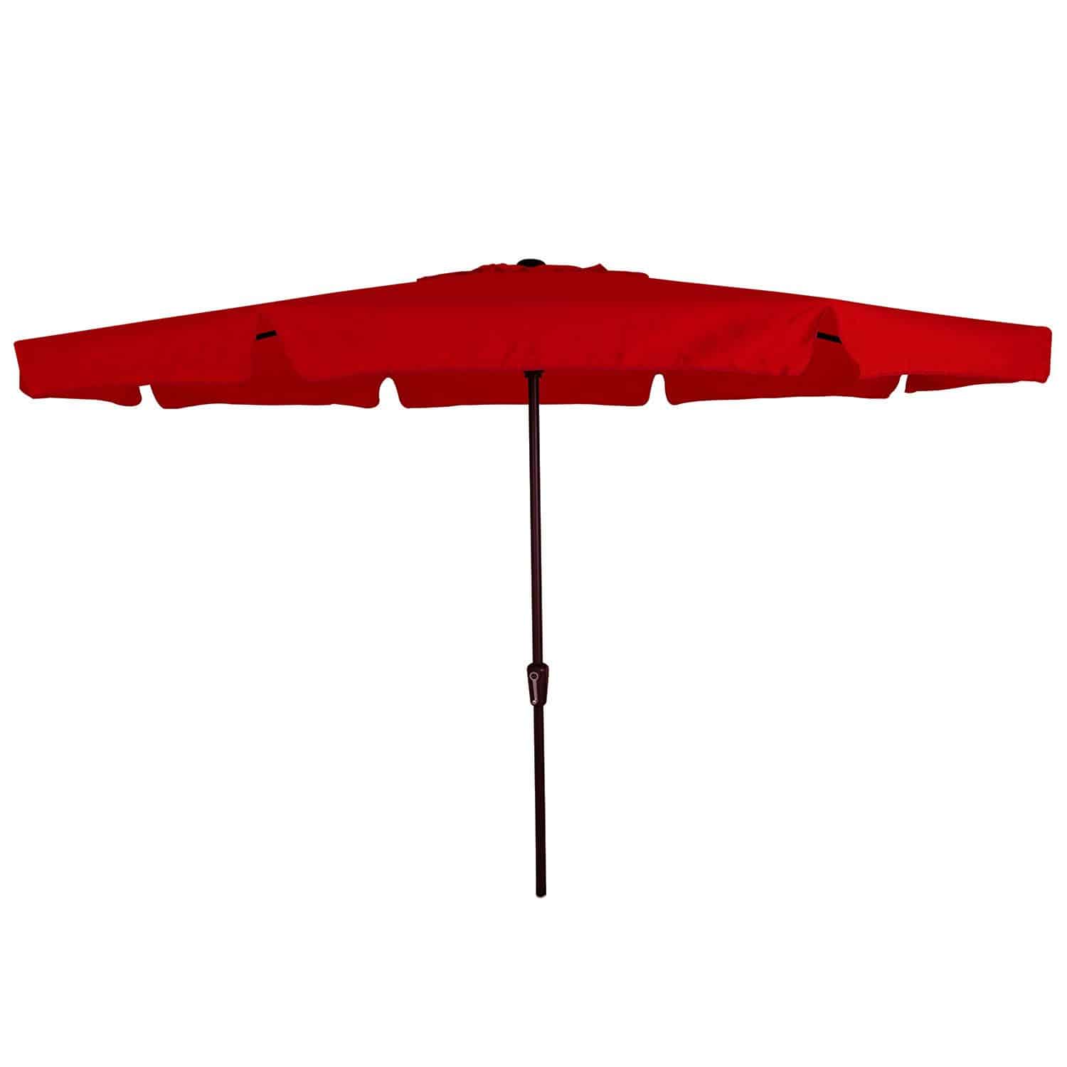 rhodos stokparasol Ø350cm | rood