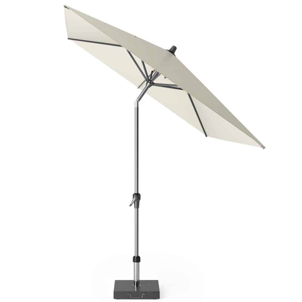 riva parasol 250×200 cm ecru met kniksysteem
