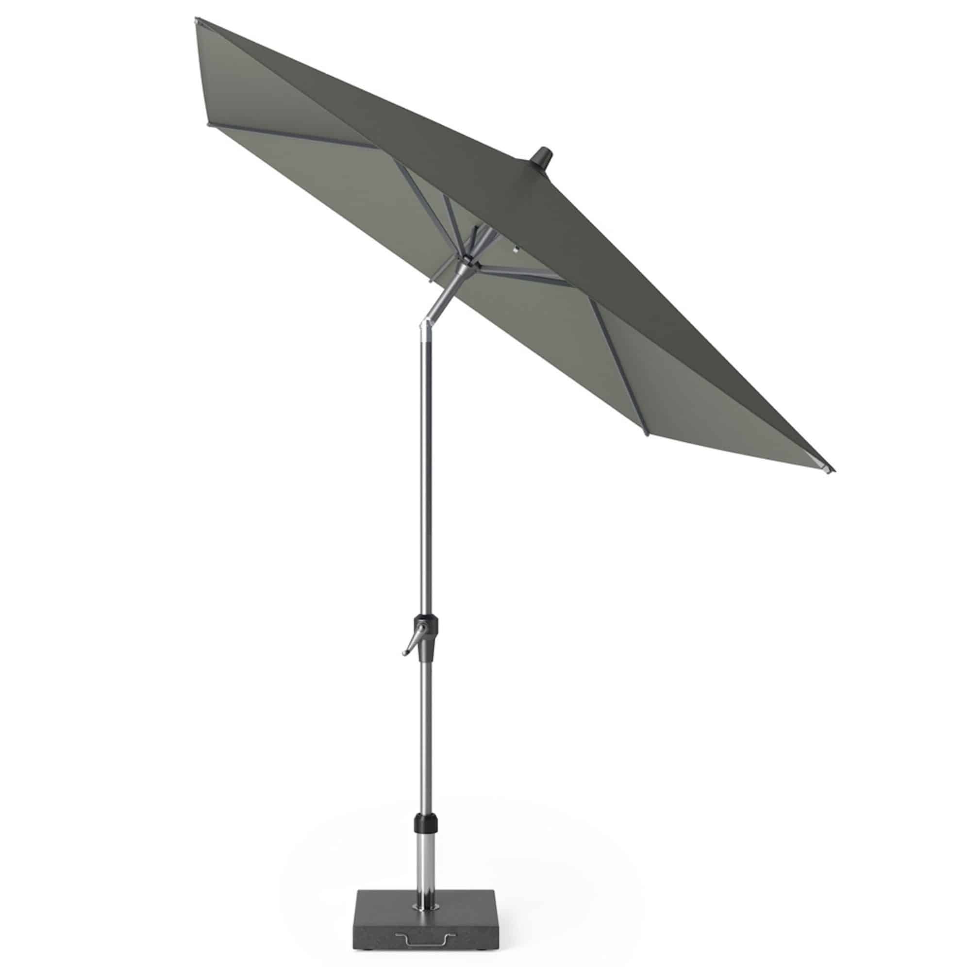riva parasol 250×200 cm olijf met kniksysteem