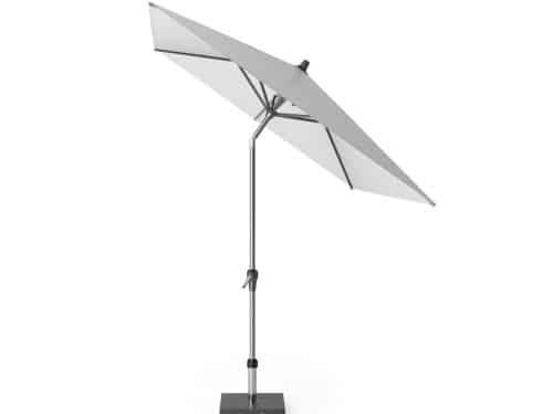 Riva parasol 250x200 cm wit met kniksysteem
