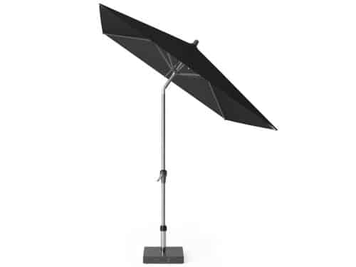 Riva parasol 250x200 cm zwart met kniksysteem