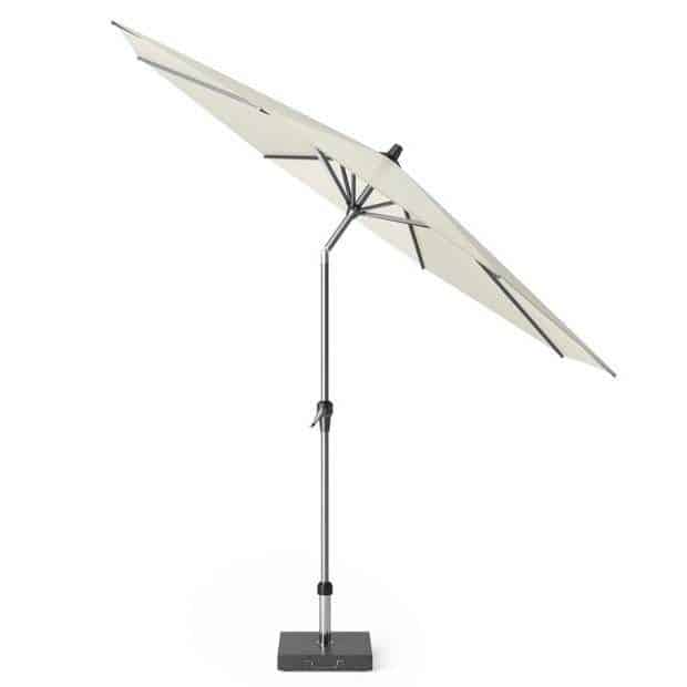 riva parasol 300 cm rond ecru met kniksysteem
