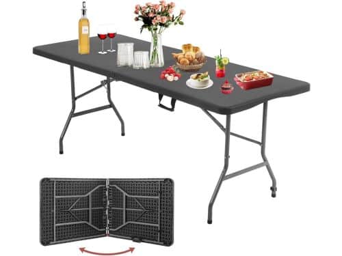 Robuuste Klaptafel - Draagbare Tafel - Buitenactiviteiten - In Hoogte