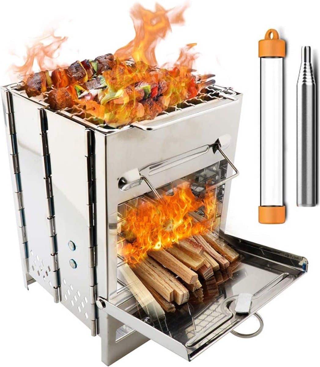 roestvrijstalen grill gill gasbrander voor outdoor koken picknick camping camping