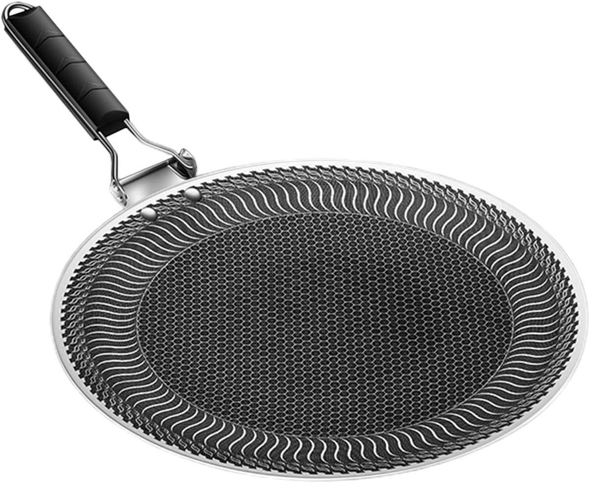ronde bakplaat grillplaat handvat buiten koken antiaanbak
