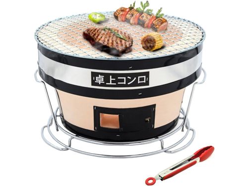 Ronde Houtskool Grill - Tafel BBQ - Buiten Koken