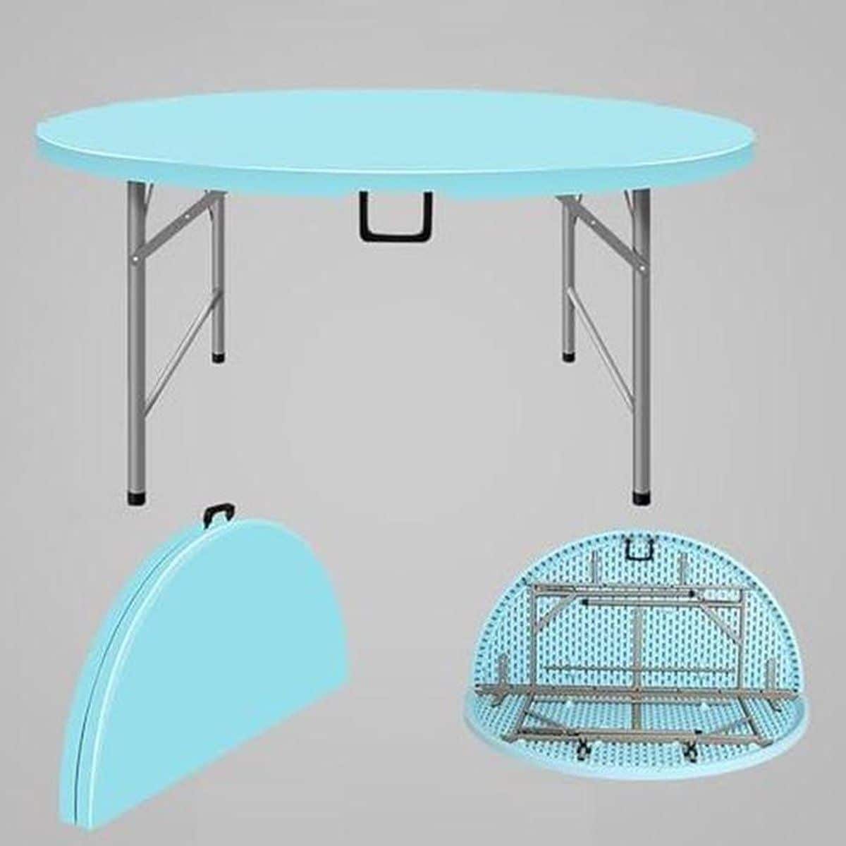 ronde klaptafel draagbare tafel kamperen en tuin