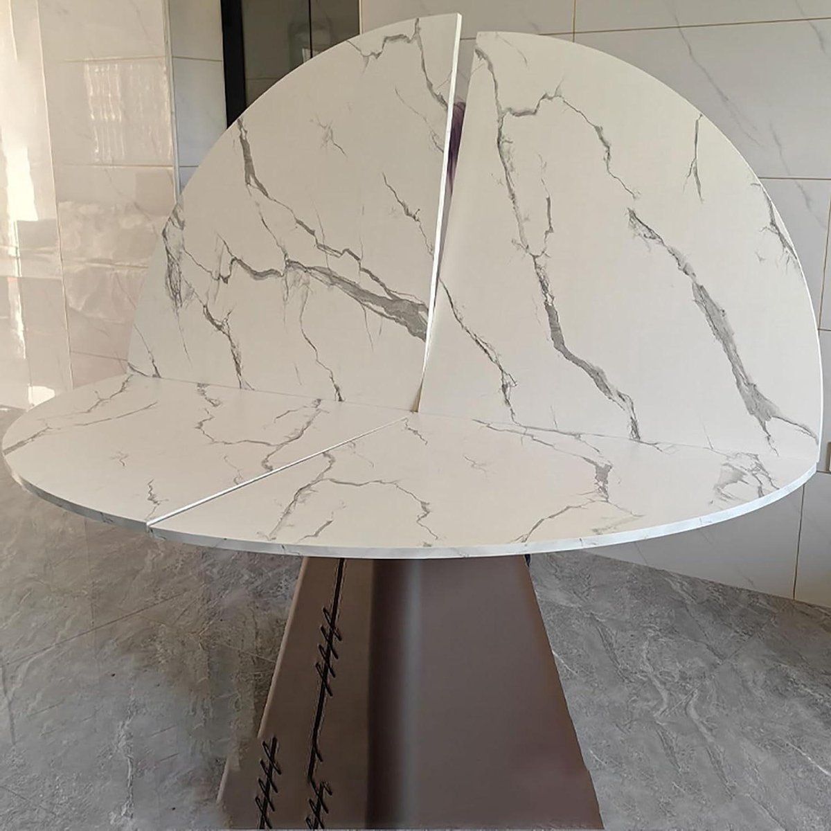 ronde klaptafel opvouwbare tafel blad veelzijdige activiteiten
