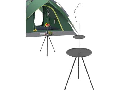 Ronde Klaptafel - Opvouwbare Tafel - Outdoor Gebruik - Dubbellaags