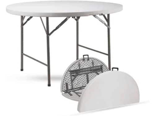 Ronde opvouwbare tafel - Klaptafel met handvat - Feest en