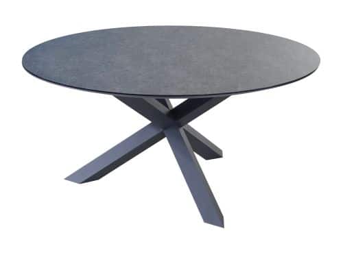 Rotonda tuintafel 120 cm rond antraciet