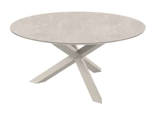 Rotonda tuintafel 120 cm rond latte light