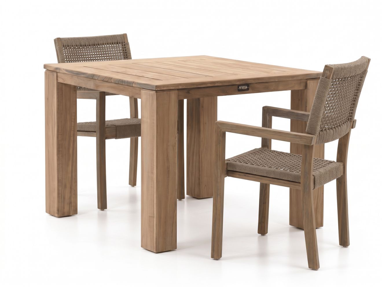 rough batang rope/rough x 100cm dining tuinset 3 delig stapelbaar laagste prijsgarantie!