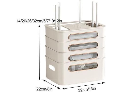 Router Opbergbox - Kabel Organizer - Ruimte Organiseren - Kindveilig