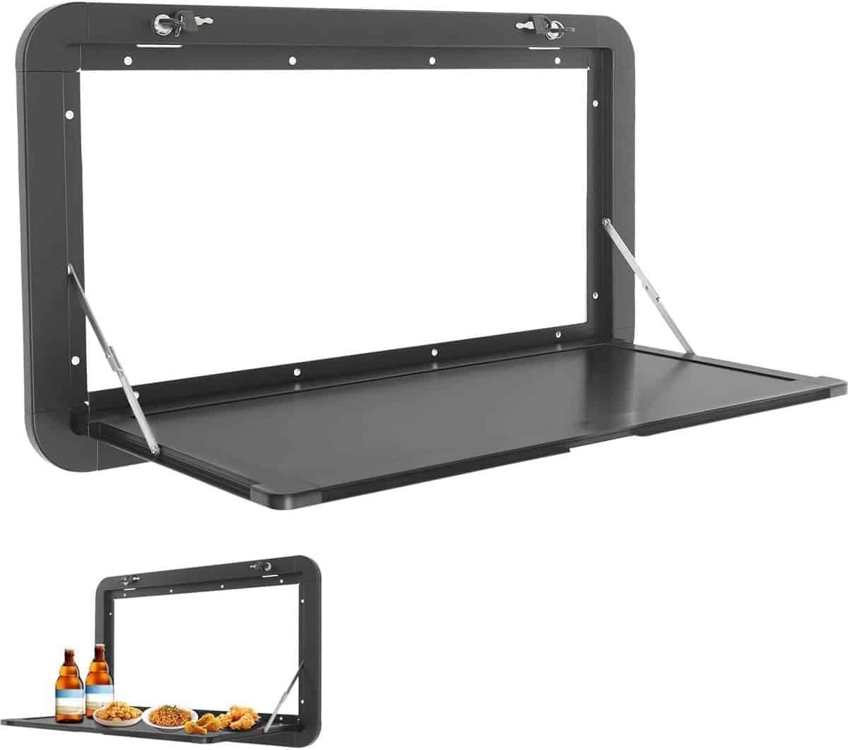 rv klaptafel wandmontage tafel buiten eten ruimtebesparend