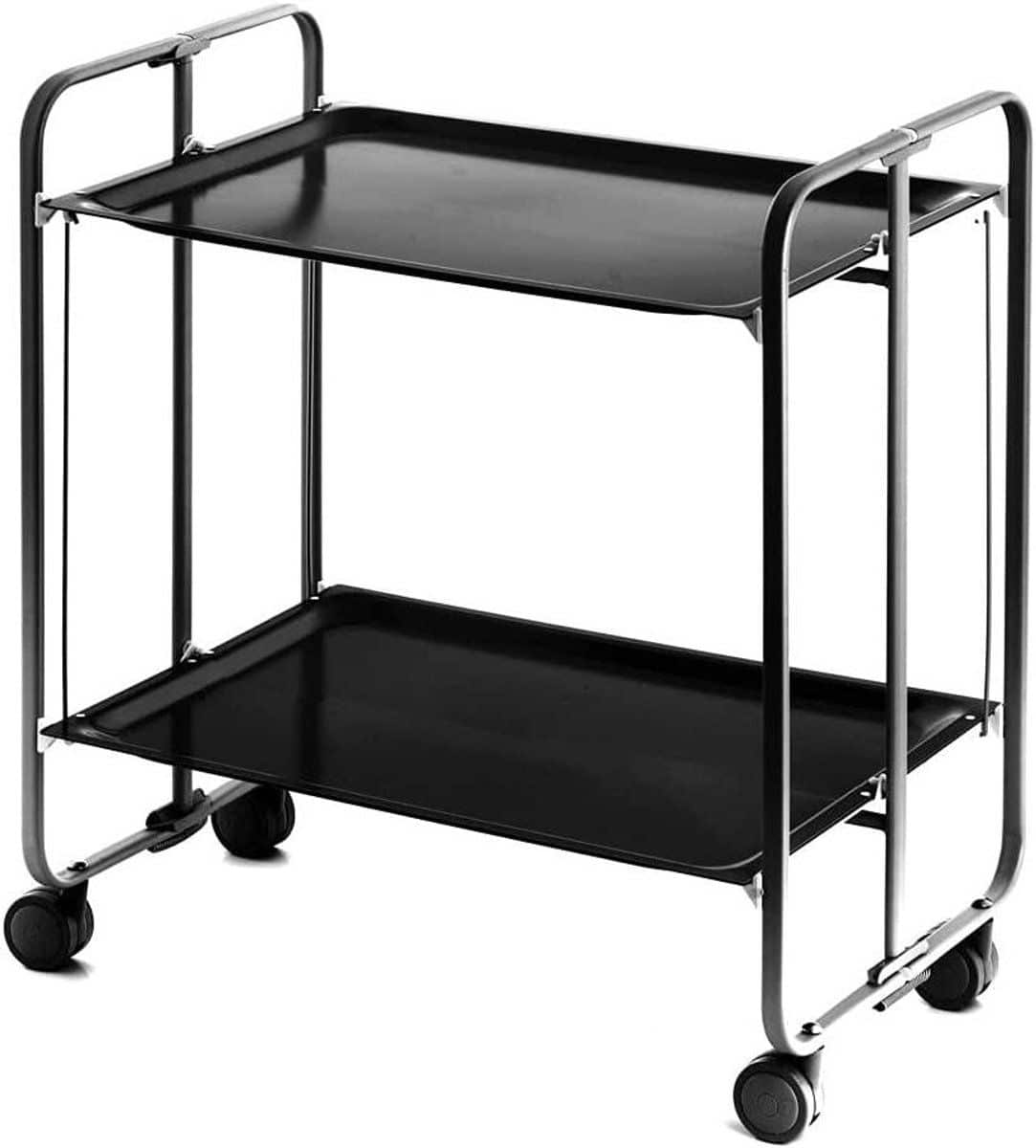 serveertrolley klaptafel trolley thuisgebruik 4 posities