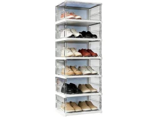 Sneaker Opbergbox - Schoenen Organizer - Ruimte Besparen - Magneetdeur
