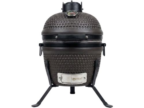 SnelShoppen - Premium Kamado Grill Fyregg, Keramische BBQ, Zwart