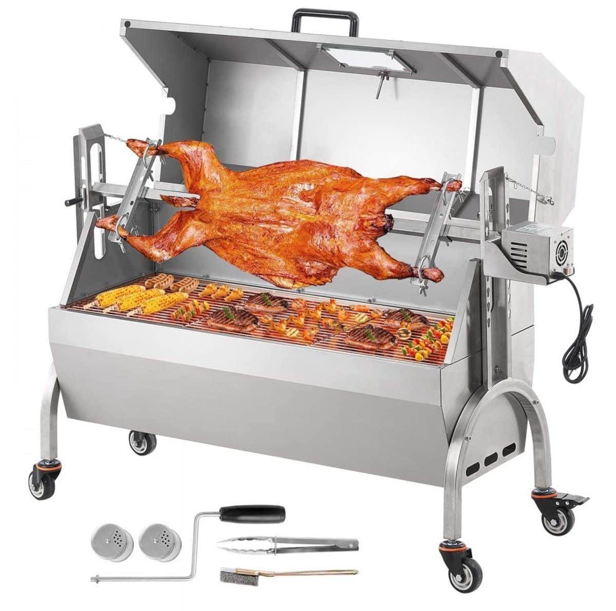 spitgrill bbq draaispit max. 90 kg draagvermogen