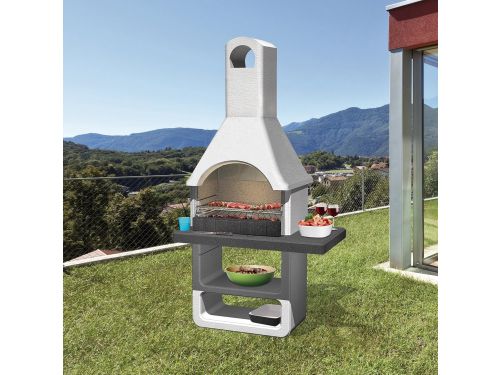 StoneFlame Prestige Betonnen Barbecue met Houtskoolgrill en Warmtebehoud