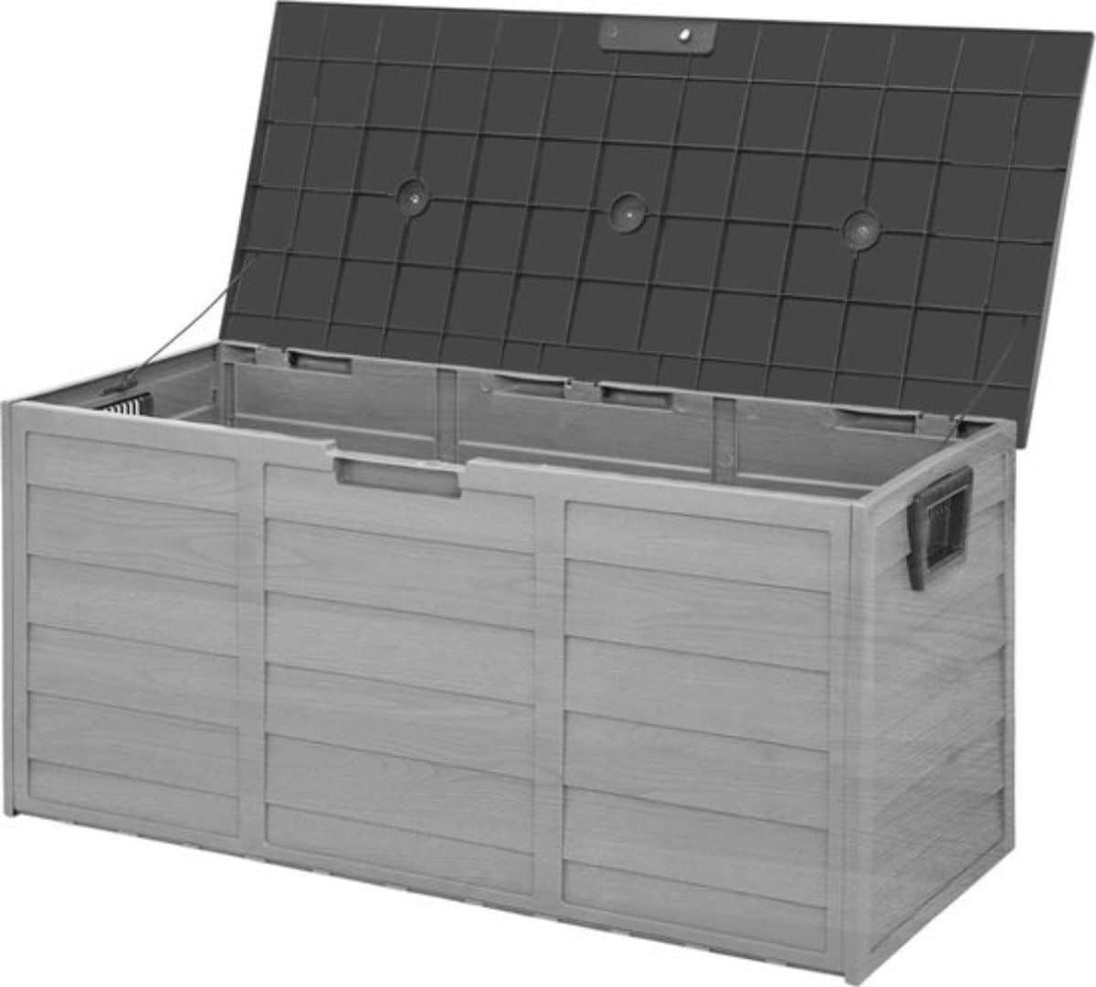 storage box garden cushion box 300 liters outdoor storage