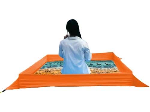 Stranddeken - Picknickmat Buitenkleed - Zandvrij Relaxen - Doordacht Omheiningontwerp