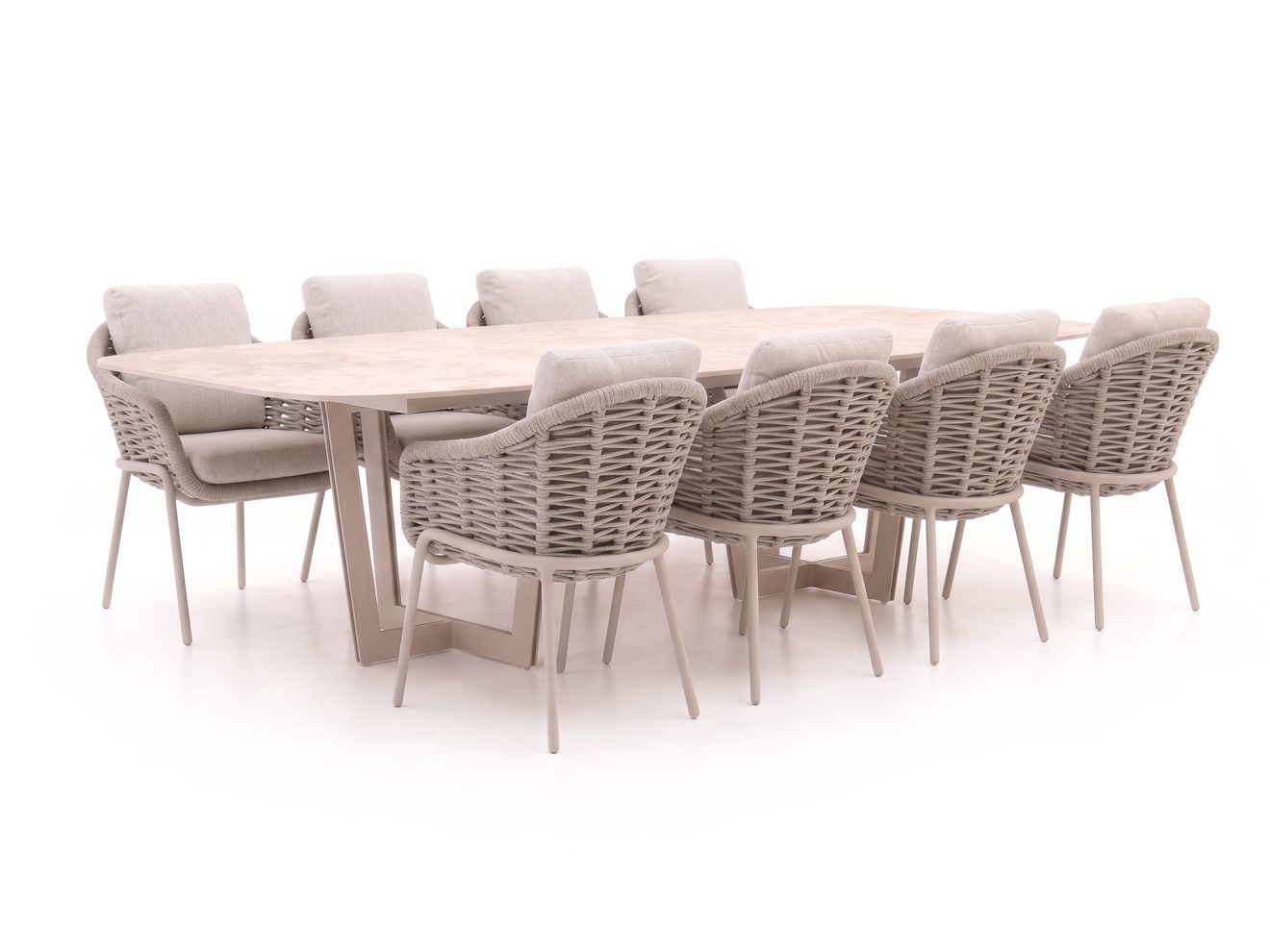 suns casto/palermo 280cm dining tuinset 9 delig laagste prijsgarantie!