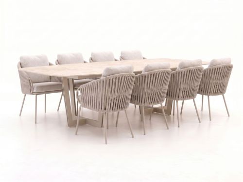 SUNS Dolce/Palermo 280cm dining tuinset 9-delig - Laagste prijsgarantie!