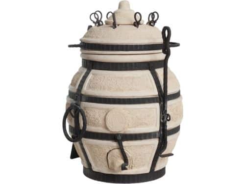 Tandoor Don Sarmat - Keramische houtgestookte buitenoven, verticale Kamado voor