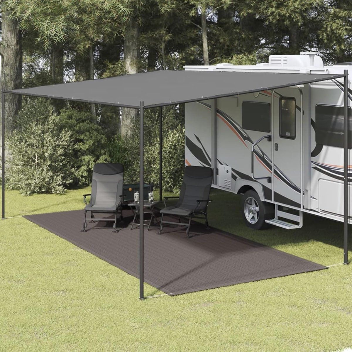tenttapijt campingtapijt buitenkleed veranda voortent snijbaar waterdoorlatend