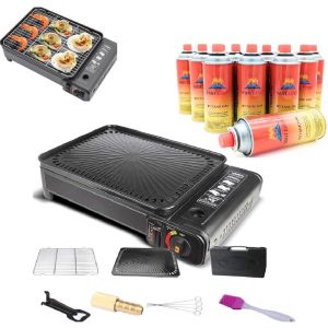 Thijox - Draagbare Party Grill - 3in1 Camping Kooktoestel