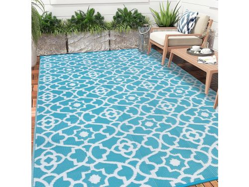 Thijox - Waterdicht Buitenkleed 180x270cm - Omkeerbare Kampeermat, UV-Bestendig Tuinkleed