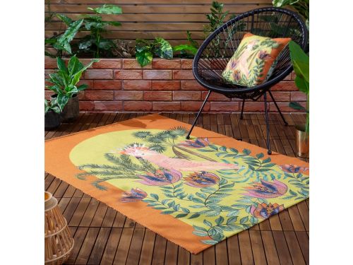Tropisch Tapijt - Buitenkleed - Decoratie Buiten - Glad geweven