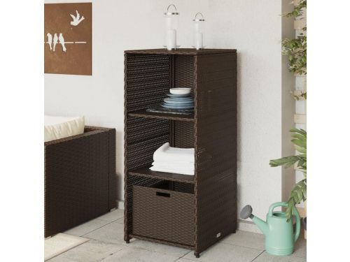 Tuinopbergkast - Buitenopberger Kussenbox - Tuinspullen Opbergen - Weerbestendig Polyrotan