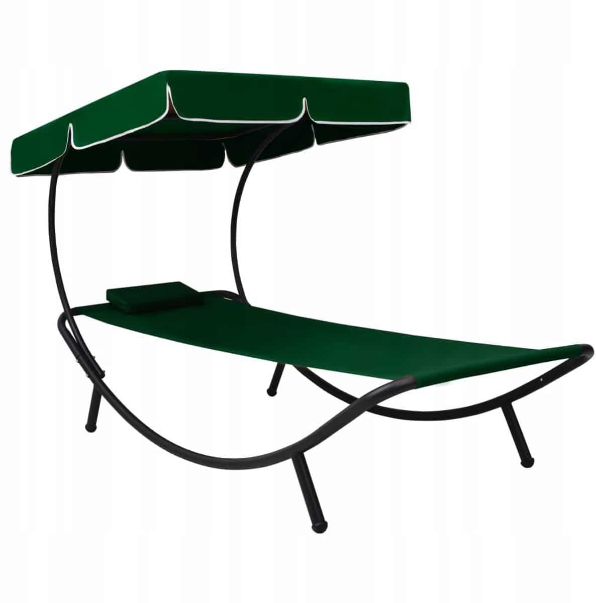 tuinstoel met luifel comfortabel ligbed voor buiten