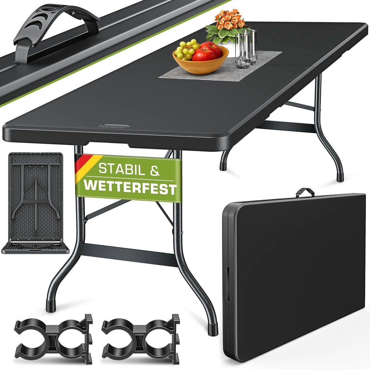 tuintafel inklapbaar klaptafel kunststof feest en evenement