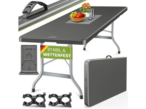 Tuintafel inklapbaar - Klaptafel kunststof - Feesten en evenementen